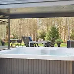 8-person In Fuglslev With Indoor And Outdoor Spa, Sauna And Large Annex Surrounded By Forest And Close To And Ree Park *