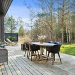 8-person In Fuglslev With Indoor And Outdoor Spa, Sauna And Large Annex Surrounded By Forest And Close To And Ree Park בית נופש