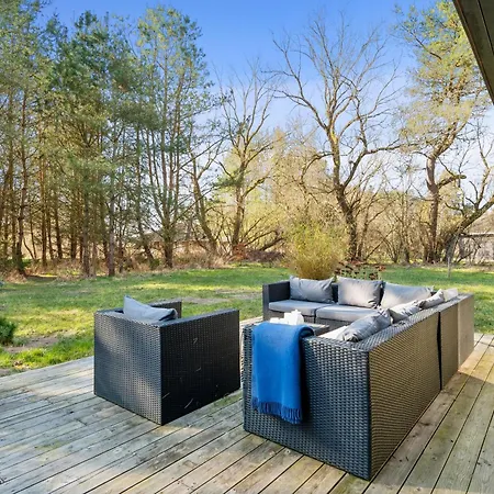 בית נופש 8-person In Fuglslev With Indoor And Outdoor Spa, Sauna And Large Annex Surrounded By Forest And Close To And Ree Park אבלטופט
